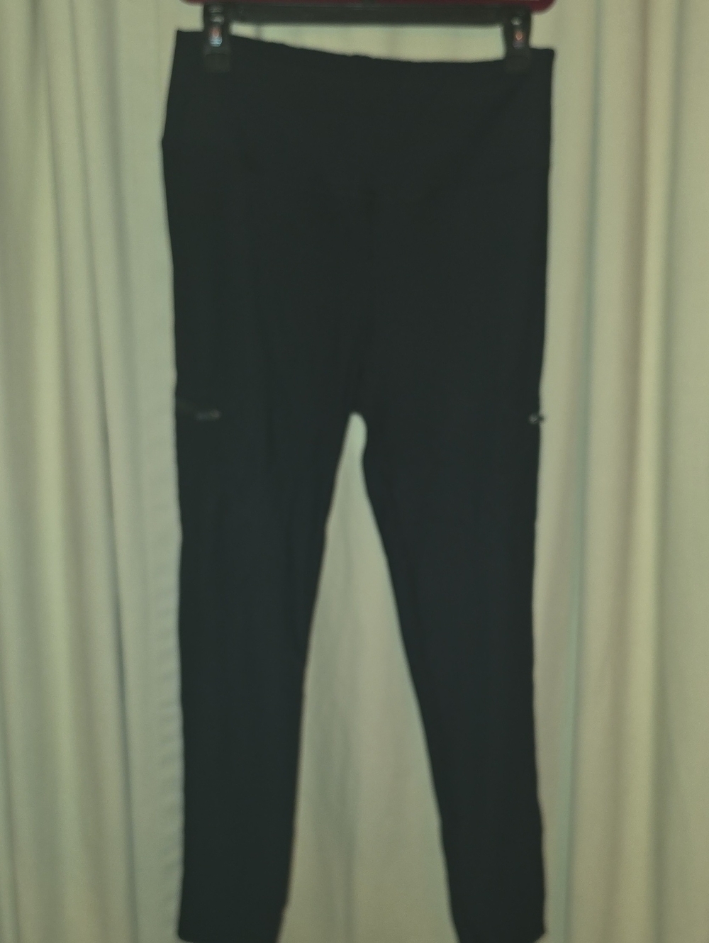 white birch Black Stretch Ponte Leggings